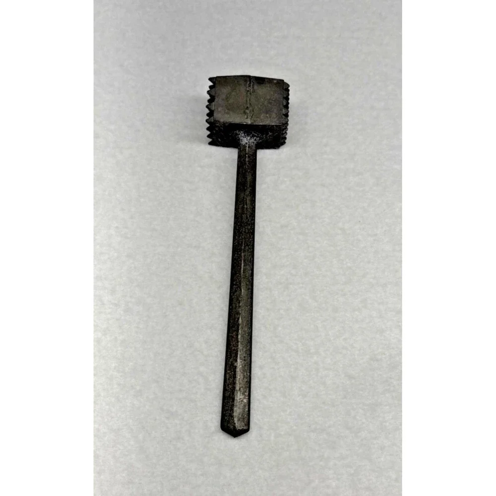 Cast Aluminum Meat Tenderizer Ice Crusher Mallet Hammer Kitchen Tool Vintage